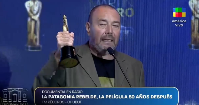 Ganador del Martín Fierro Federal pidió por el nuevo monumento a Bayer: “La barbarie lo tiró abajo”