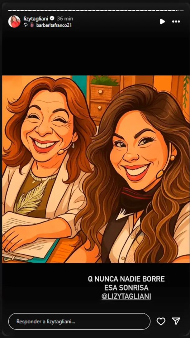 Tras la denuncia de Viviana Canosa, Barby Franco apoyó a Lizy Tagliani