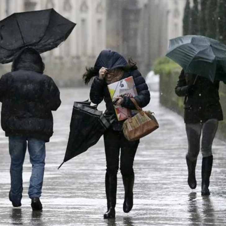 Alerta meteorológica para 11 provincias por fuertes vientos y tormentas