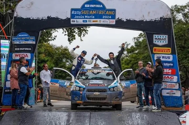 Walter Guardia obtuvo un quinto lugar en el Rally Sudamericano de Jesús María