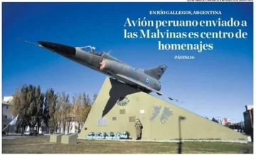 “Malvinizar es la tarea”: el Mirage de Río Gallegos en el principal diario de Perú