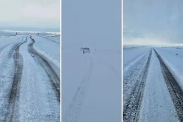Nevada sorpresiva en Santa Cruz: qué dice el pronóstico del tiempo para los próximos días