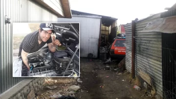 “Incendiaron el taller con mi hermano adentro”: Su familiar lucha por su vida y piden colaboración