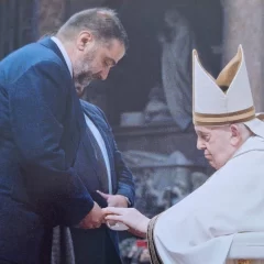 La gratitud de Claudio Perusini y su esposa: “Gracias a Dios por el trabajo incansable del papa Francisco”