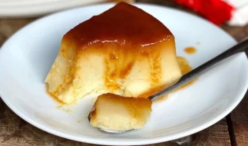 Receta de budín de pan casero con dulce de leche