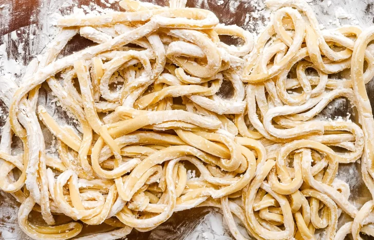 Receta de fideos caseros con solo 4 ingredientes