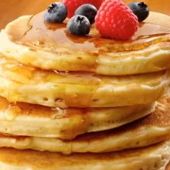 Receta de panqueques caseros para el desayuno o la merienda