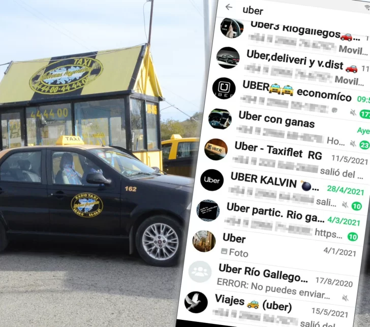 Taxistas de Río Gallegos piden que se prohíba a los Uber como en El Calafate