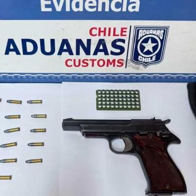 Detuvieron a un argentino en Monte Aymond por portar un arma de fuego heredada