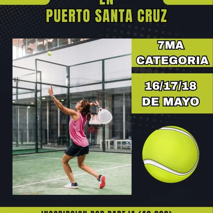 Torneo de Padel femenino en Puerto Santa Cruz