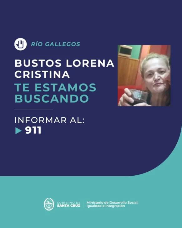 Río Gallegos: tres personas desaparecieron en las últimas horas y son buscadas por sus familiares y la Policía