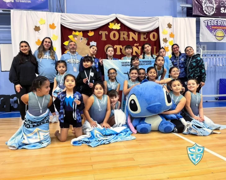 La gimnasia artística tuvo su torneo otoñal en Hispano