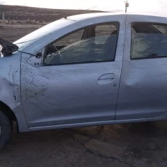 Un remis volcó en la ruta de acceso al aeropuerto por presencia de escarcha cerca del aeropuerto