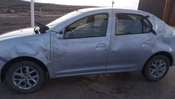 Un remis volcó en la ruta de acceso al aeropuerto por presencia de escarcha cerca del aeropuerto