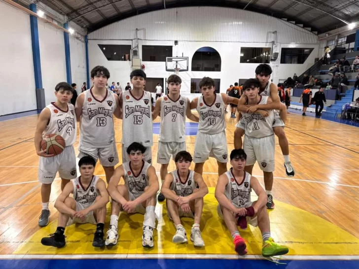 San Miguel con tres equipos en la Liga de básquetbol local