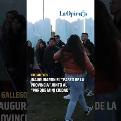 Inauguraron el paseo de la provincia: Un homenaje a la identidad santacruceña