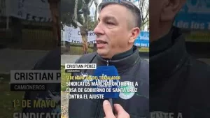 Cristian Pérez, secretario adjunto de Camioneros: “Necesitamos fuentes de trabajo para la gente”