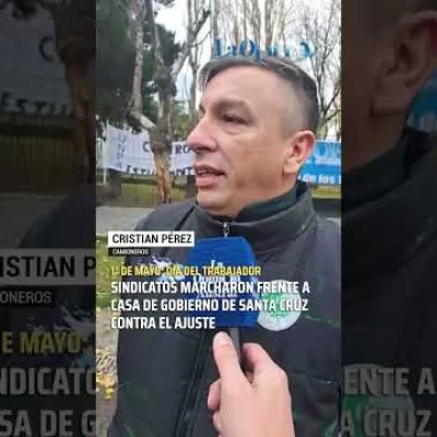 Cristian Pérez, secretario adjunto de Camioneros: “Necesitamos fuentes de trabajo para la gente”
