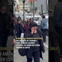 Alerta por un tsunami en el sur de Chile después de un terremoto