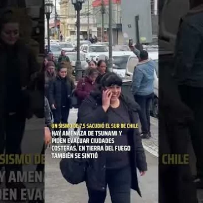 Alerta por un tsunami en el sur de Chile después de un terremoto