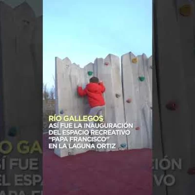 La Municipalidad de Río Gallegos inauguró el espacio recreativo “Papa Francisco” en la Laguna Ortiz