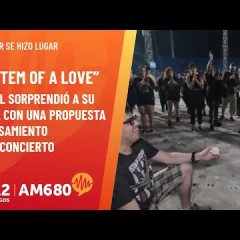 Riogalleguense le pidió casamiento a su novia en el show de System of a Down