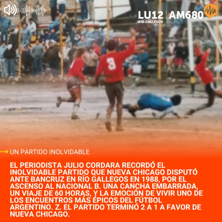 Hace 35 años, entre el barro y la historia: el día que Nueva Chicago visitó a Bancruz