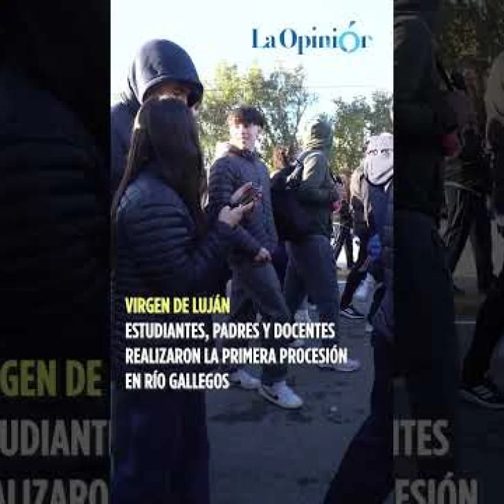 Procesión de la Virgen de Luján: fe y devoción de la comunidad educativa de la Casa Salesiana