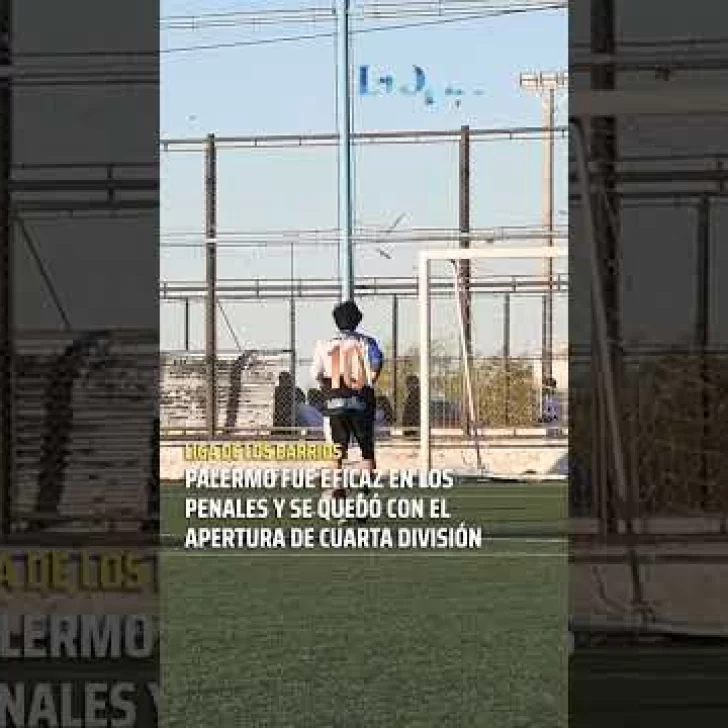 Palermo se consagró campeón del Torneo Apertura de Cuarta División