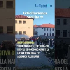 Despedida con honor: Stella Maris Botta se jubila tras una vida de servicio