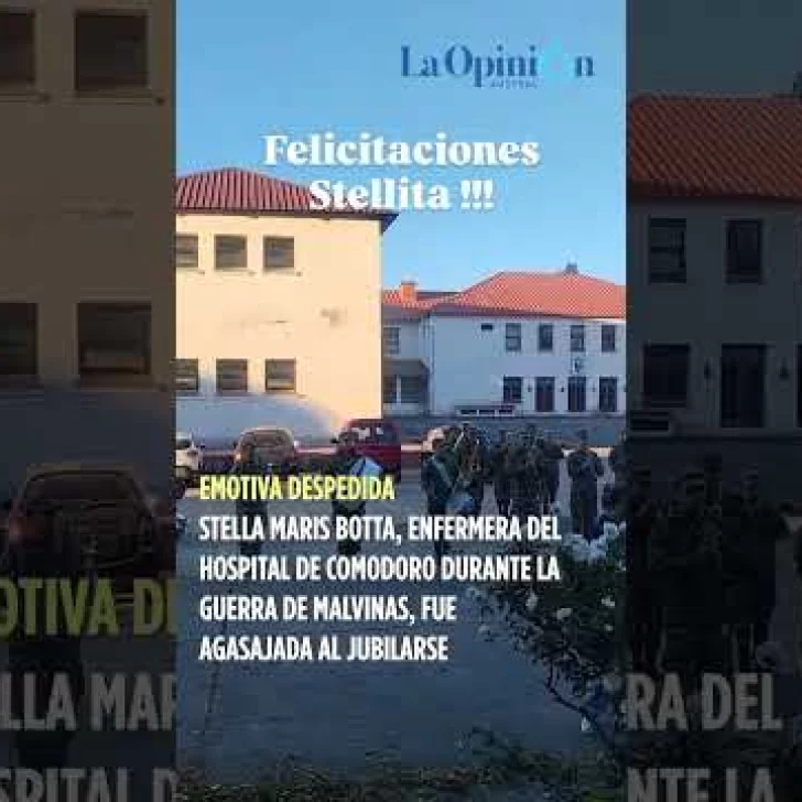 Despedida con honor: Stella Maris Botta se jubila tras una vida de servicio