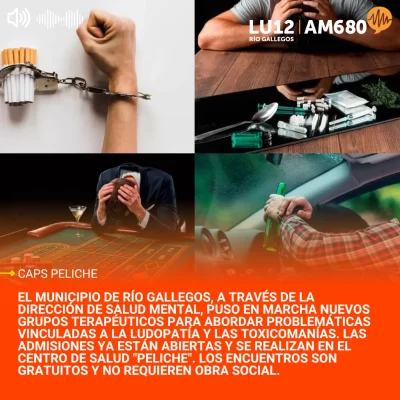 El municipio activa espacios de ayuda para personas con adicciones en el Peliche