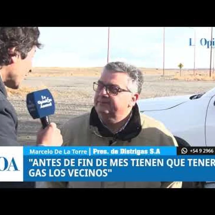 Distrigas trabaja para que vecinos de La Esperanza tengan gas antes de fin de mes