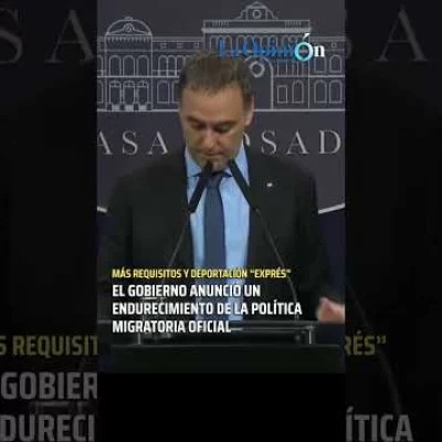 Manuel Adorni anunció endurecimiento de políticas para inmigrantes en Argentina #noticias