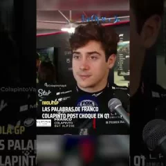 Franco Colapinto se refirió a su accidente en la clasificación de Fórmula 1