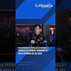 Franco Colapinto tras la carrera en el Gran Premio de Emilia-Romaña