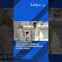 León XIV recibió la promesa de obediencia de 12 representantes de la Iglesia católica