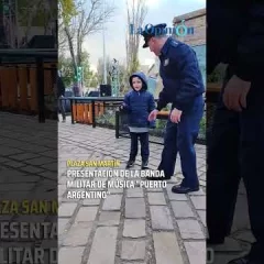 Río Gallegos: la Banda Militar de Música “Puerto Argentino” se presentó en la Plaza San Martín