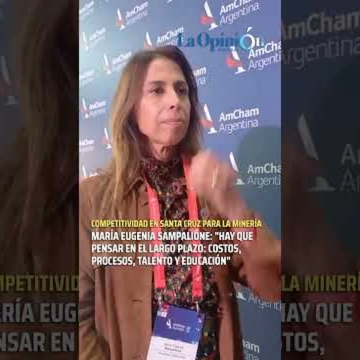 María Eugenia Sampalione, directora ejecutiva de Newmont Argentina en la Amcham 2025