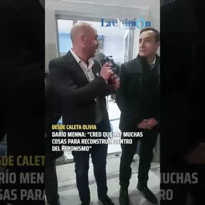 Darío Menna: “Hay muchas cosas para reconstruir dentro del peronismo”