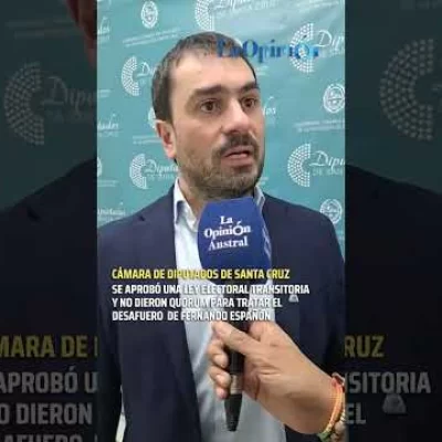 Aberastain tras la sanción de la nueva ley electoral: “Pudimos construir el consenso que buscábamos”
