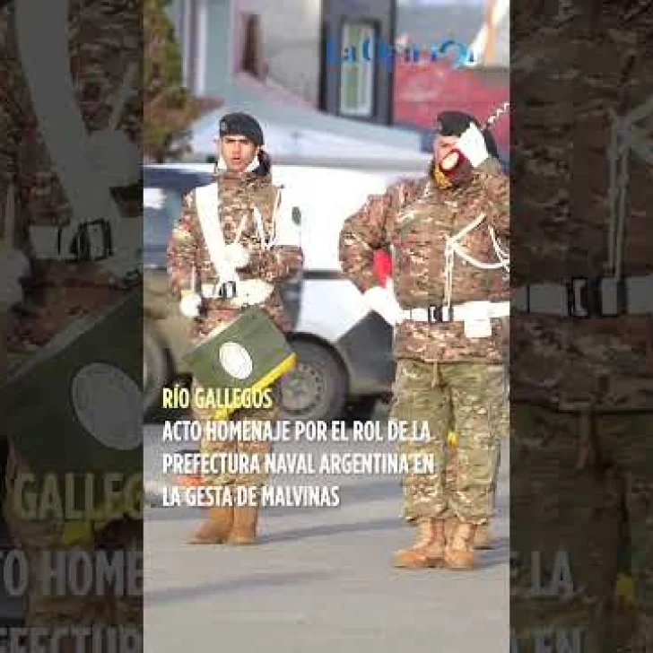 Acto homenaje por la participación de Prefectura Naval en Malvinas