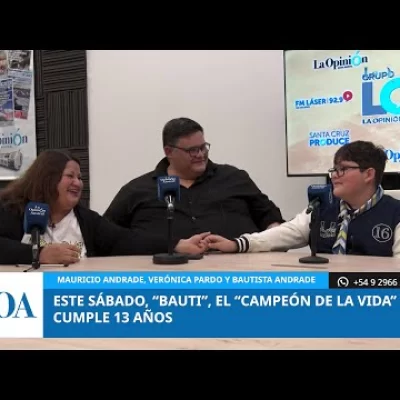 “Bauti” Andrade, el “campeón de la vida” que tuvo leucemia, cumplirá 13 años