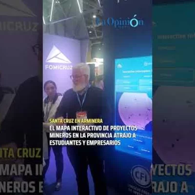 Santa Cruz en Arminera: el mapa interactivo que atrajo a estudiantes y empresarios