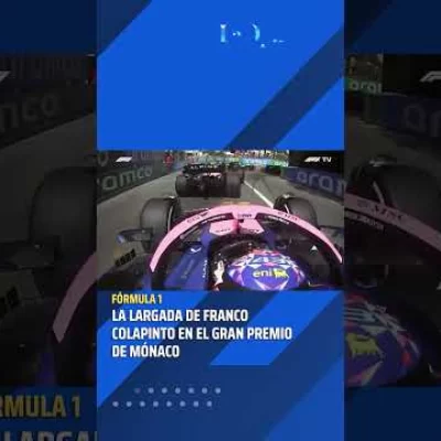 Fórmula 1: ¡Así fue la largada de Franco Colapinto en el GP de Mónaco