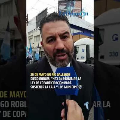 Robles habló sobre la Coparticipación con La Opinión Austral