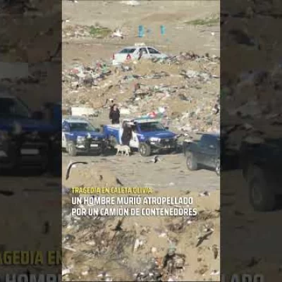 Tragedia en el basural: un indigente  murió atropellado por un camión de contenedores