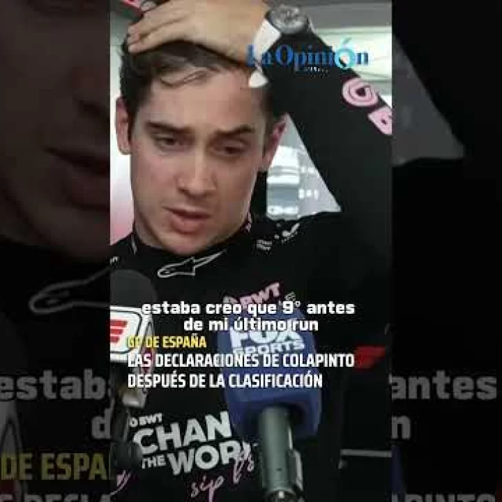 Tras la clasificación fallida en el GP de España, Colapinto habló del auto de Alpine