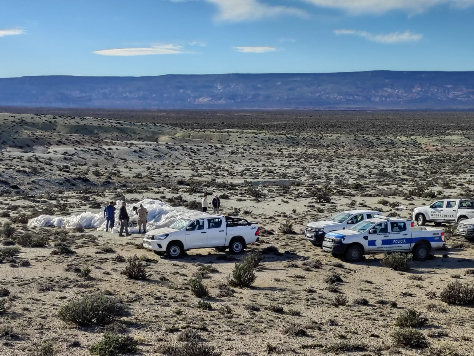 El Gobierno del Chubut encontró en El Escorial los restos que faltaban del globo de la NASA