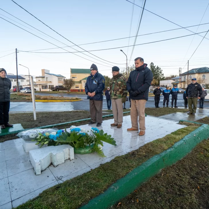 Homenajearon la memoria del héroe santacruceño José Honorio Ortega